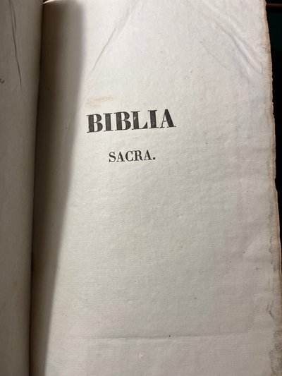 Bible 1830 beautiful binding
