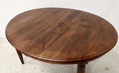 Art Deco table in solid walnut XX century