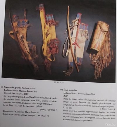 Carquois Sioux – Amérique du Nord