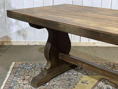 Klostertisch aus Ulme aus den 70er Jahren