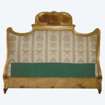 Vergoldetes Bett Louis XV