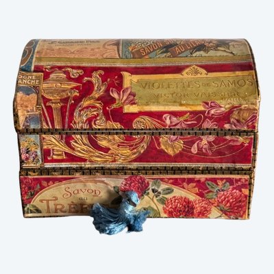 Werbebox 1900 Eau de Cologne Bouquet Superfeine Seife