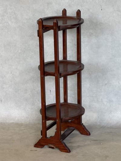 3 portes-assiettes bois