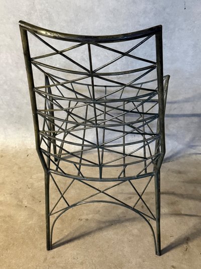 Metal garden chair