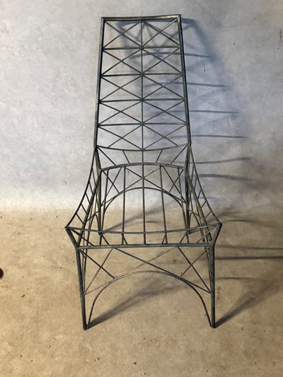 Metal garden chair