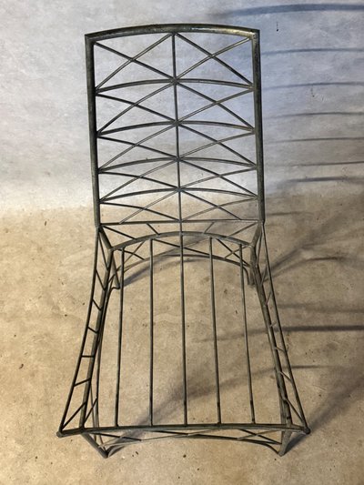 Metal garden chair