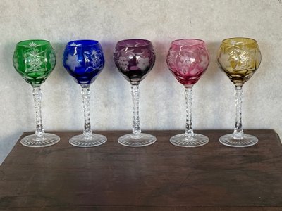 6 crystal glasses from Lorraine