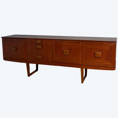 Enfilade Stonehill Furniture, fabricant londonien Angleterre 1950/60 