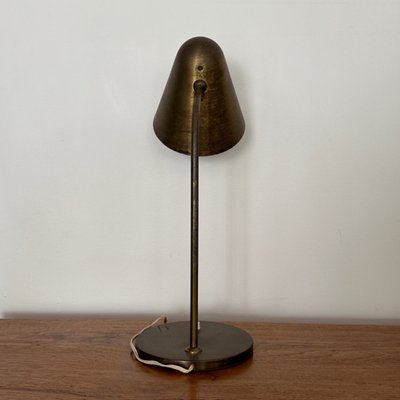 Table lamp by Jacques Biny 1950 gilded metal