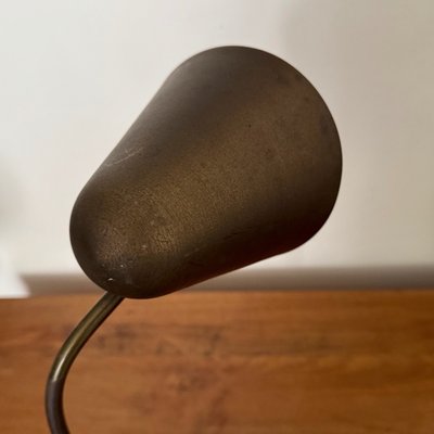 Table lamp by Jacques Biny 1950 gilded metal