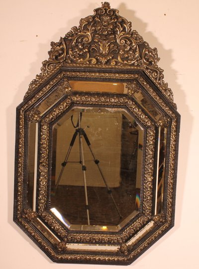 Large 19th Century Mirror - Netherlands