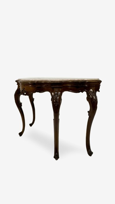 Console en noyer, Vénétie, XVIIIe siècle