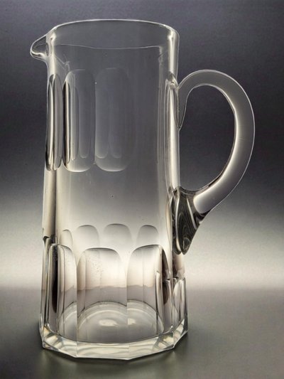 Cut crystal pitcher/jug, 1930s