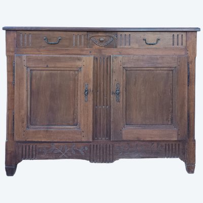 Buffet Louis XVI en noyer 19ème
