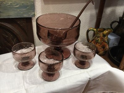 Sangria set in bubble glass 70