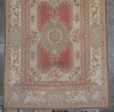 Grand tapis d'Aubusson de style néoclassique - 371cm x 264cm