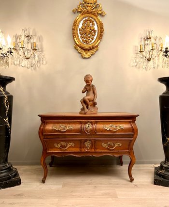 Cassettone in noce d'epoca Luigi XV Circa 1750