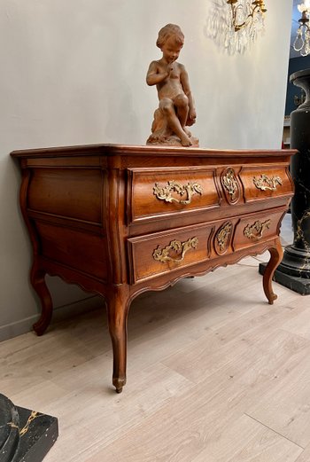 Cassettone in noce d'epoca Luigi XV Circa 1750