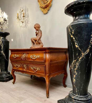 Cassettone in noce d'epoca Luigi XV Circa 1750