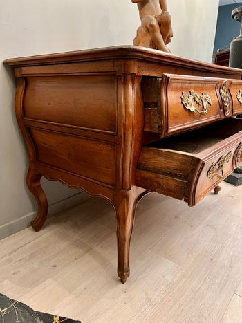 Cassettone in noce d'epoca Luigi XV Circa 1750