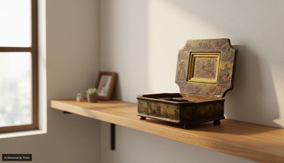 Wooden box lacquered in polychrome and poor art, Venice, 18th century