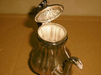 Pentole da caffè in argento
