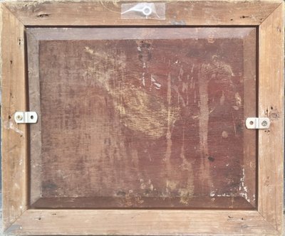 François BOSSUET (Attribuito a) - Veduta animata di una città in Spagna