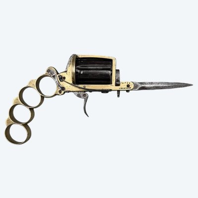 Revolver à système Dolne appelé « Apache » - Liège, Belgique - 1869-1870