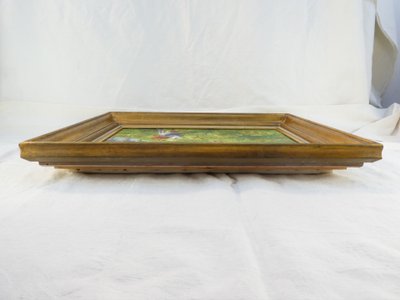 Jean-Paul SURIN - CUEILLETTE DES COQUELICOTS - Huile sur toile