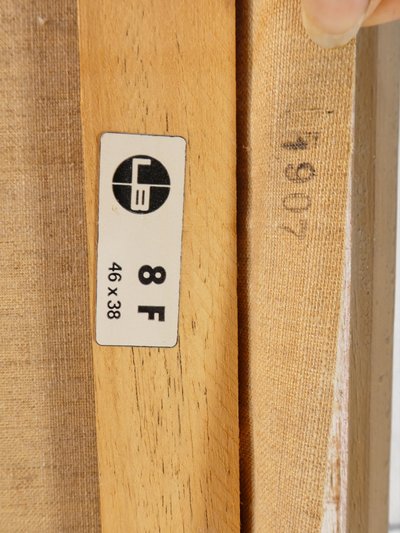 Jean-Paul SURIN - CUEILLETTE DES COQUELICOTS - Huile sur toile