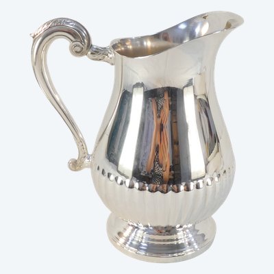 PICHET BROC a EAU CHRISTOFLE GALLIA en métal argenté modele MARLY