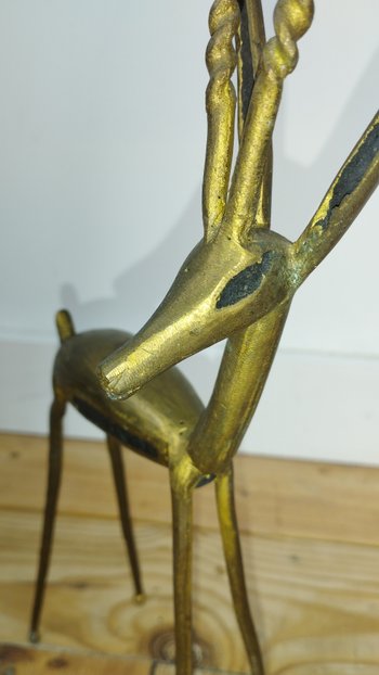 Tierbronze Afrikanische Kunst circa 1960