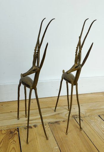 Tierbronze Afrikanische Kunst circa 1960