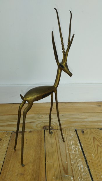 Tierbronze Afrikanische Kunst circa 1960
