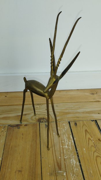 Tierbronze Afrikanische Kunst circa 1960