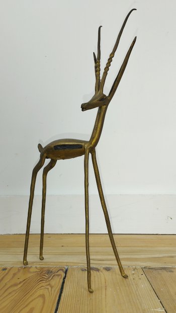 Tierbronze Afrikanische Kunst circa 1960