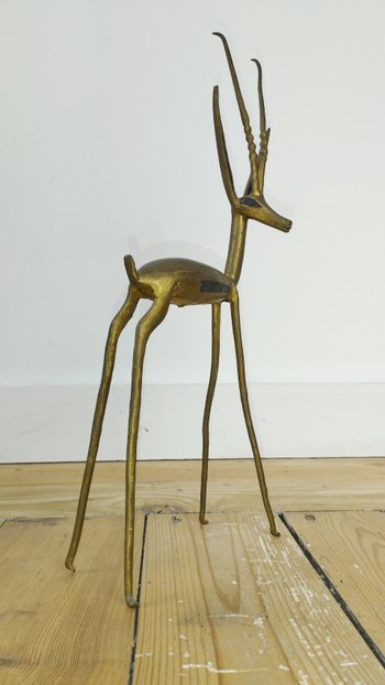 Tierbronze Afrikanische Kunst circa 1960
