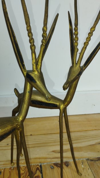 Tierbronze Afrikanische Kunst circa 1960