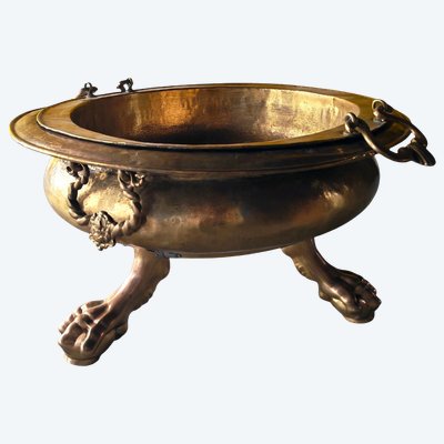 Important brasero du XIXeme en cuivre XIXeme