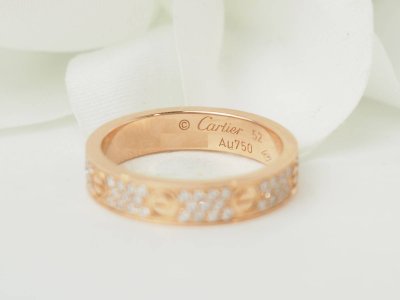 Cartier Love Ring in Rose Gold with 0.31ct Diamonds