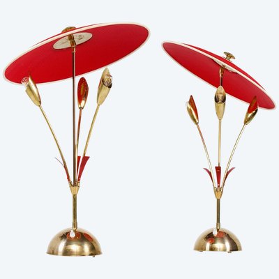 Lampe en laiton Kelma Royal, années 1960