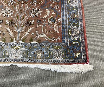 Handgeknüpfter iranischer Wollteppich – 1,65 m x 1,07 m
