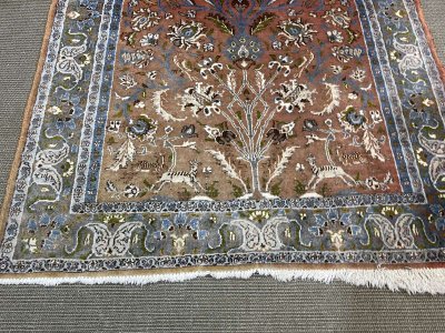 Handgeknüpfter iranischer Wollteppich – 1,65 m x 1,07 m
