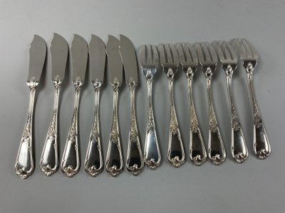 Couvert à poisson modèle Dubarry ERCUIS 