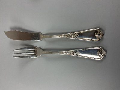 Couvert à poisson modèle Dubarry ERCUIS 