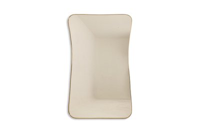 Miroir en laiton doré dans le style de Gio Ponti. Années 1980/90. LS6677A9811