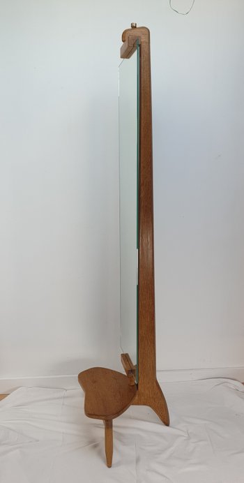 GUILLERME and CHAMBRON psyche mirror circa 1960