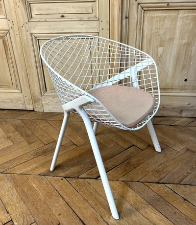 Paire de chaises KOBI by Alias par Patrick Norguet + Table d’appoint BOMA by Kettal Rodolfo Dordini