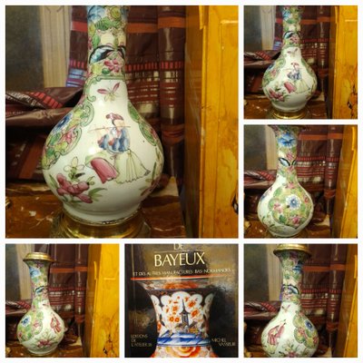 BAYEUX pied de lampe en porcelaine GOSSE