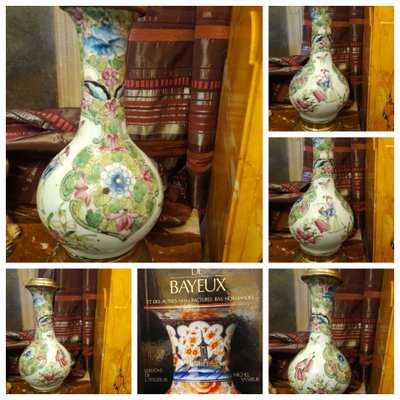 BAYEUX pied de lampe en porcelaine GOSSE